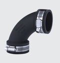Fernco Elbow Flexible EDPM Bend Plumbing PE118 110mm uPVC Soil Pipe & Cast Iron 4"