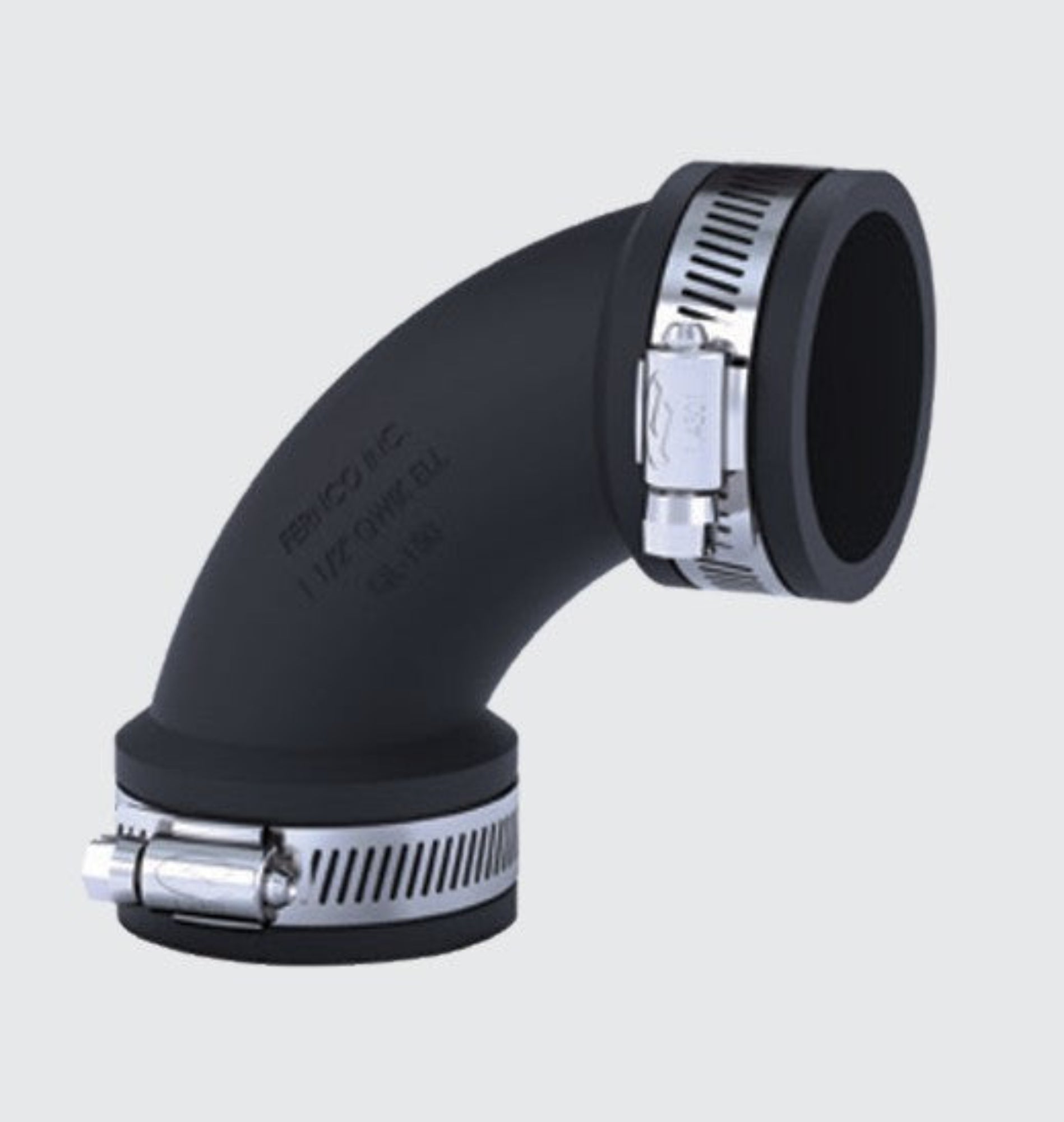 Fernco Elbow Flexible EDPM Bend Plumbing PE118 110mm uPVC Soil Pipe & Cast Iron 4"