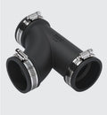Fernco Tee Square Flexible EDPM Junction Plumbing PT118 110mm uPVC Soil Pipe 4"