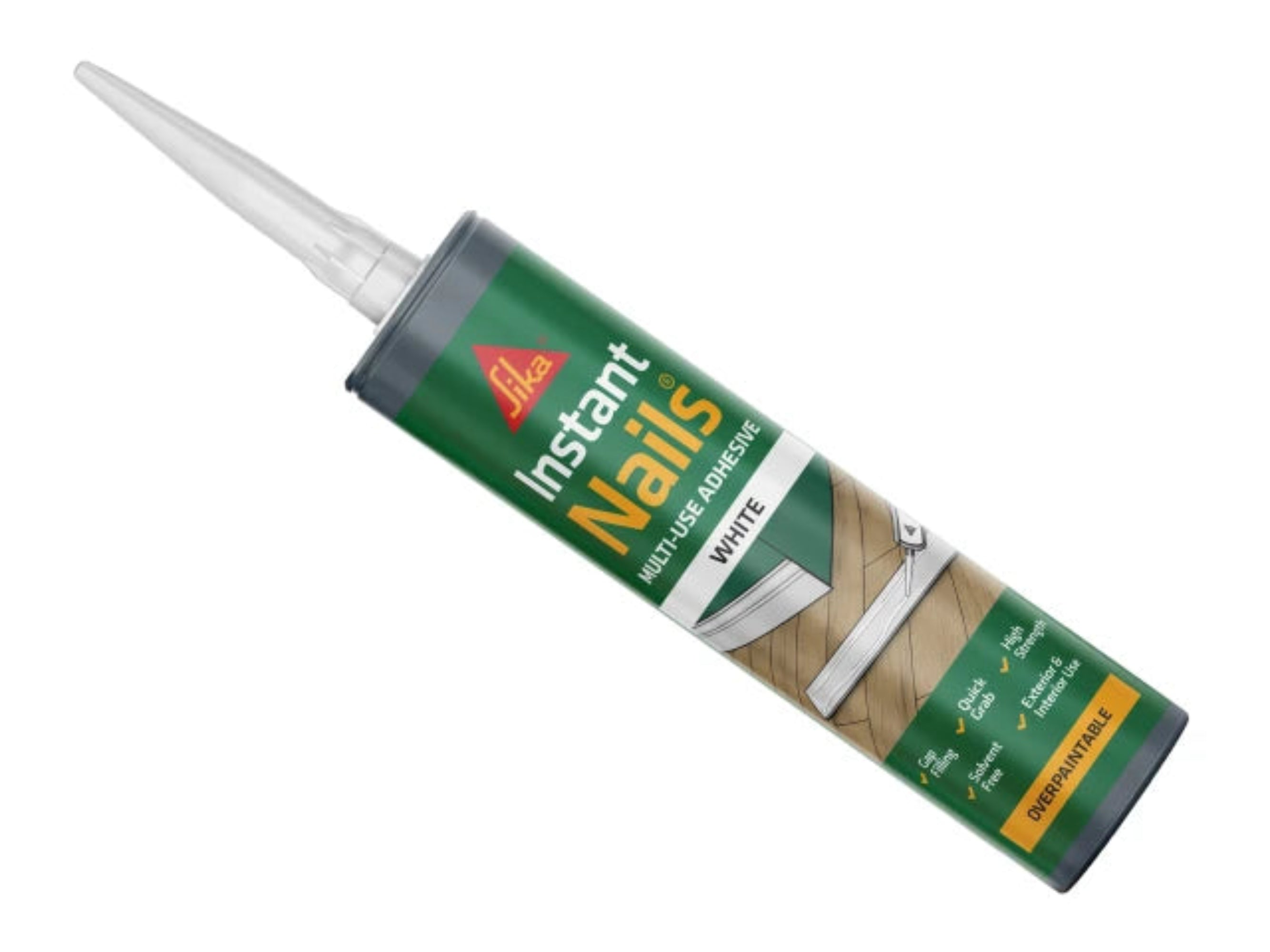 Instant Nails Multi Use Quick Grab Solvent Free Panel Adhesive Cartridge Sika 290ml