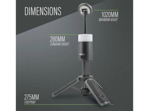 Adventure Series Multi-Function Rechargeable Tripod Light 1000 Lumen