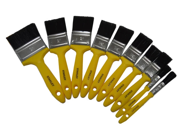 Stanley Hobby Paint Brush Set - 10 Piece