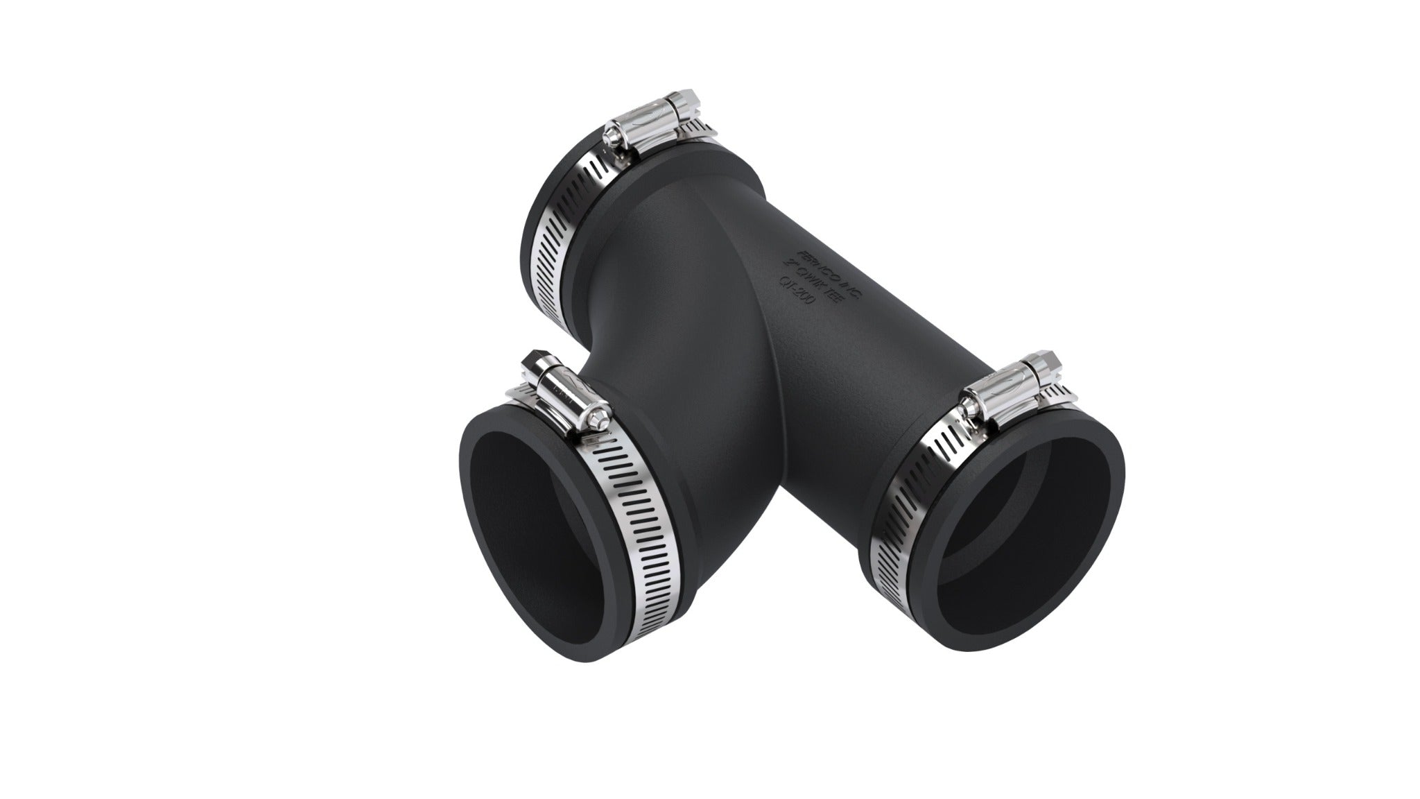 Fernco EPDM tee plumbing coupling
