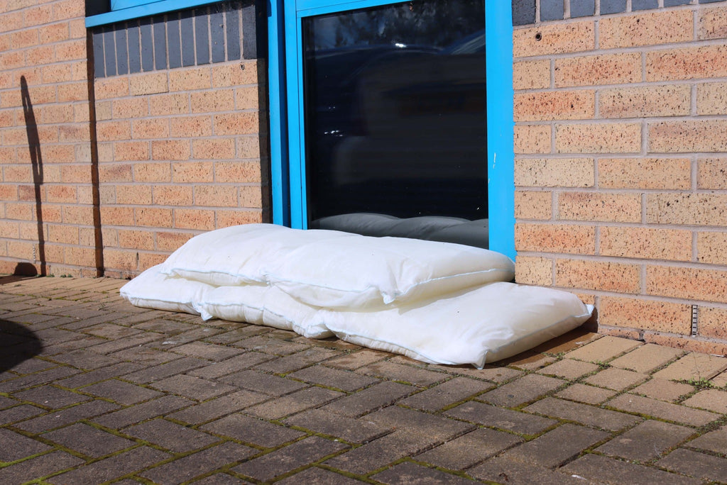 Fernco Floodbags protecting a doorway