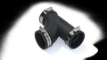 Fernco PlumbQwik tee coupling