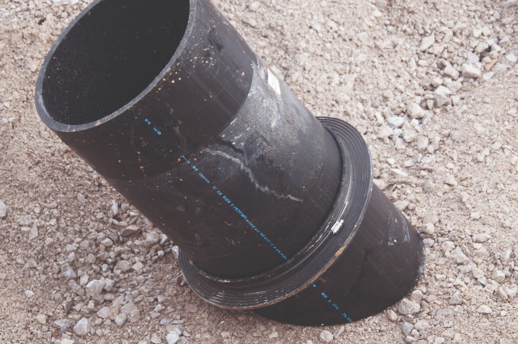 Fernco puddle flange installed in groundworks