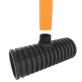 Fernco Storm-T lateral connection installation
