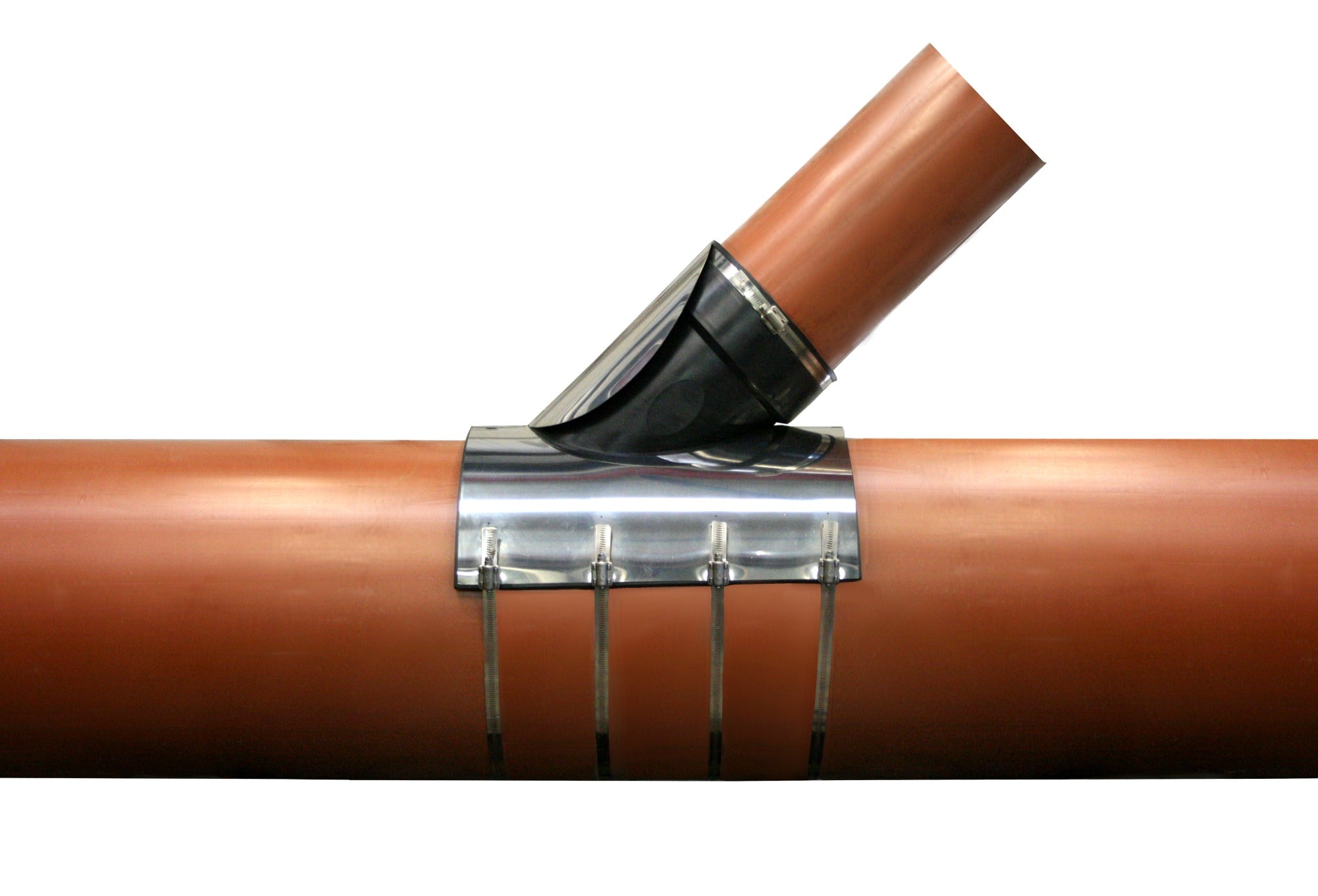 Fernco TA Saddle 45 degree connection