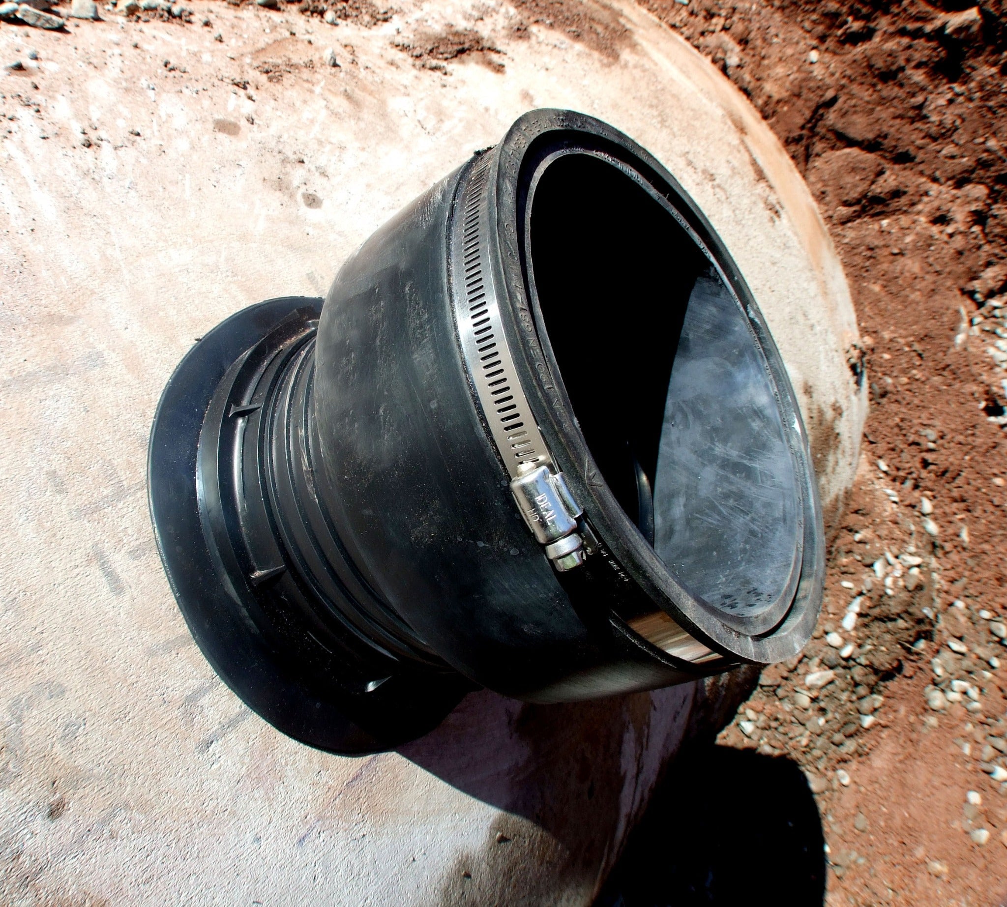 Fernco Unisaddle FA150B on site